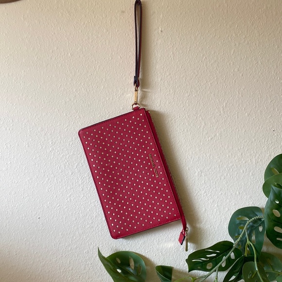 MICHAEL Michael Kors Handbags - MK WRISTLET RED